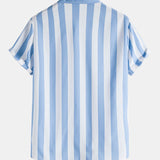 Wide Stripes Stand Shirts