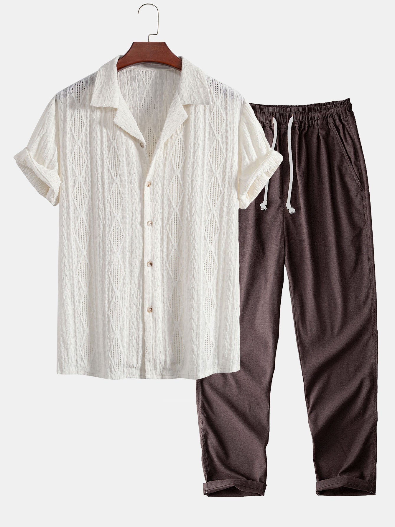 Beige & Coffee / S