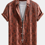 Paisley Print Satin Shirt