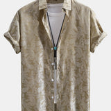 Paisley Print Satin Shirt