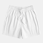 Textured Cotton Revere Shirt & 5" Shorts Set