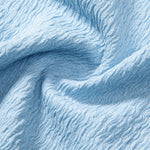 Muscle Fit Crinkled Textured Stand Collar Shirt