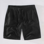 Cotton Blend Striped Shirt & Linen Drawstring Shorts Set