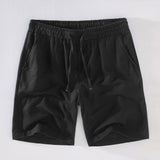 Cotton Blend Striped Shirt & Linen Drawstring Shorts Set