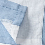 Linen Patchwork Bowling Shirt & Straight Leg Linen Pants Set