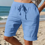LINEN POCKET SHORTS FOR MEN