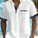 LAPEL SUMMER SHIRT FOR MEN