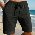 LINEN BEACH SHORTS FOR MEN
