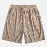 Striped Terry Cuban Shirt & Striped Terry Cuban Shorts Set