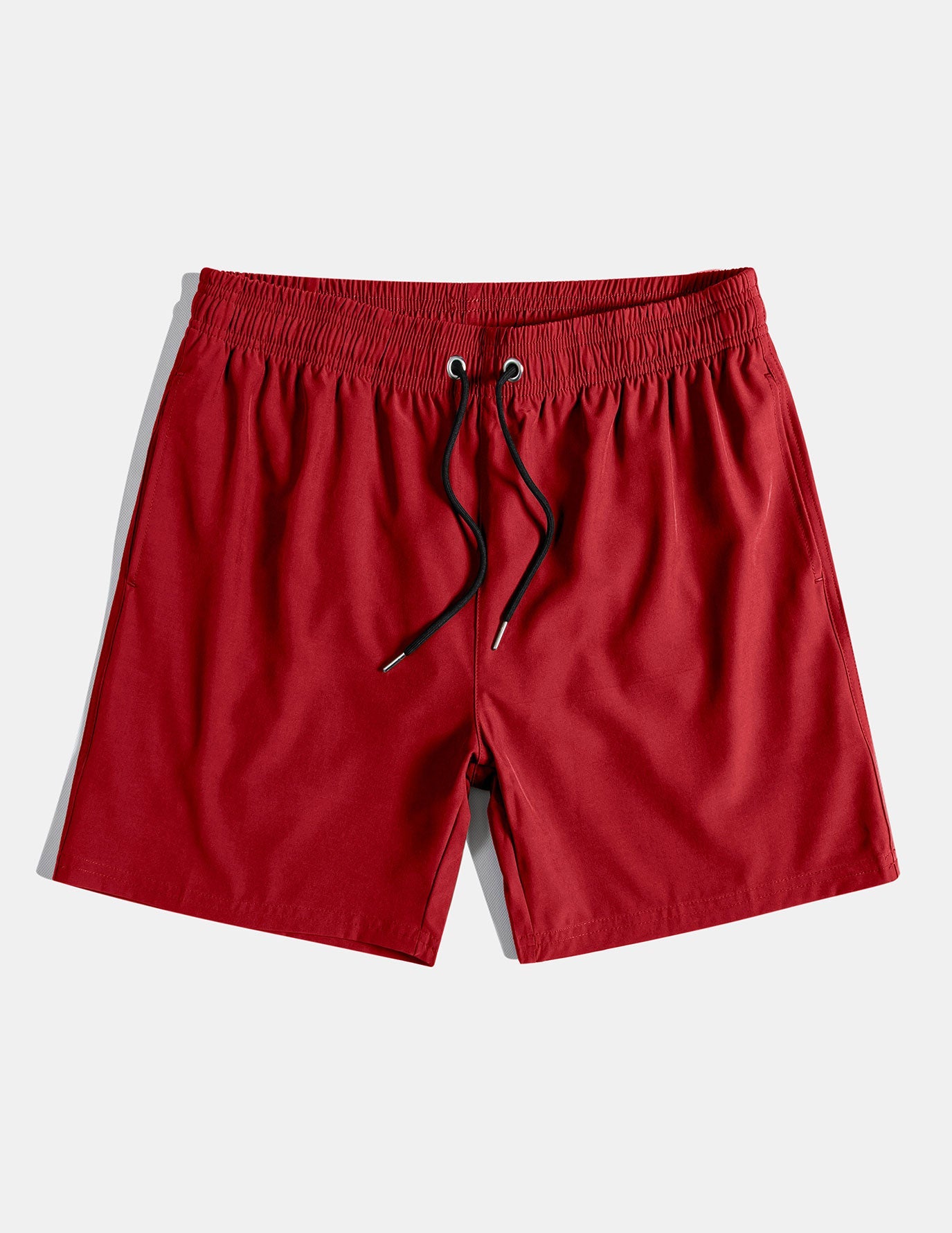 Line Print Shirt & Swim Shorts Set