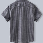 Cotton Striped Button Up Shirt