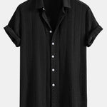 Geometry Jacquard Button Up Shirt