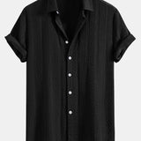 Geometry Jacquard Button Up Shirt
