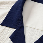 Textured Contrast Cuban Shirt
