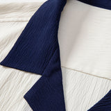 Textured Contrast Cuban Shirt