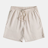 Knitted Waffle Polo Shirt & Waffle Drawstring Shorts Set