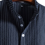 Striped Henley Shirts