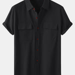 Button Up Shirt with Patch Pockets