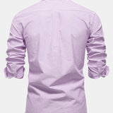 Cowboy Embroidery Cotton Oxford Button Up Shirt