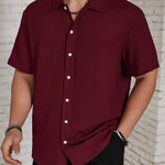 BUTTON FRONT SHIRT FOR MEN