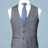 V-NECK SKINNY VEST FOR MEN