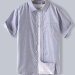 Cotton Striped Button Up Shirt