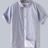 Cotton Striped Button Up Shirt