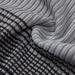 Striped Gradient Knitted Polo Shirt & Slim Fit Tapered Trousers Set