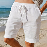 LINEN POCKET SHORTS FOR MEN