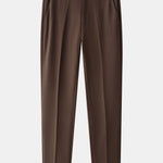 Twist Knitted Henley Shirt & Slim Fit Tapered Trousers Set