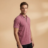 Polo Shirt with Classic Collar and Relaxed Fit