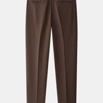 Twist Knitted Henley Shirt & Slim Fit Tapered Trousers Set