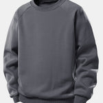 Basic Crew Neck Sweatshirt & Jogger Pants Set