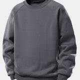Basic Crew Neck Sweatshirt & Jogger Pants Set