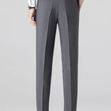 Twisted Jacquard Knit Polo & Slim Fit Tapered Trousers Set