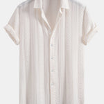Geometry Jacquard Button Up Shirt