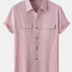 Button Up Shirt with Patch Pockets