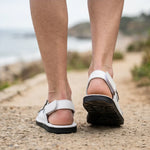 Kensington Genuine Leather Double-Strap Sandals
