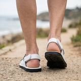 Kensington Genuine Leather Double-Strap Sandals