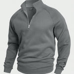 Kelvin | Stylish zip-up jumper with stand-up collar