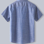 Cotton Striped Button Up Shirt
