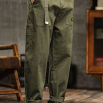 Vintage-Inspired Casual Utility Pants