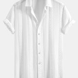 Geometry Jacquard Button Up Shirt