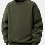 Basic Crew Neck Sweatshirt & Jogger Pants Set