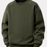 Basic Crew Neck Sweatshirt & Jogger Pants Set