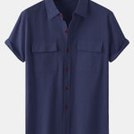 Button Up Shirt with Patch Pockets