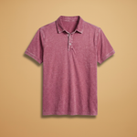 Polo Shirt with Classic Collar and Relaxed Fit