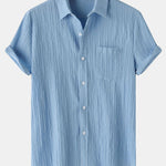 Textured Button Up Shirt