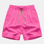 Colorful Leopard Print Shirt & Swim Shorts Set