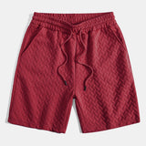 Geometric Jacquard Polo & Geometric Jacquard Shorts Set